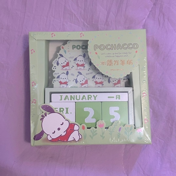 Pochacco Desk Calender - Picture 1 of 3